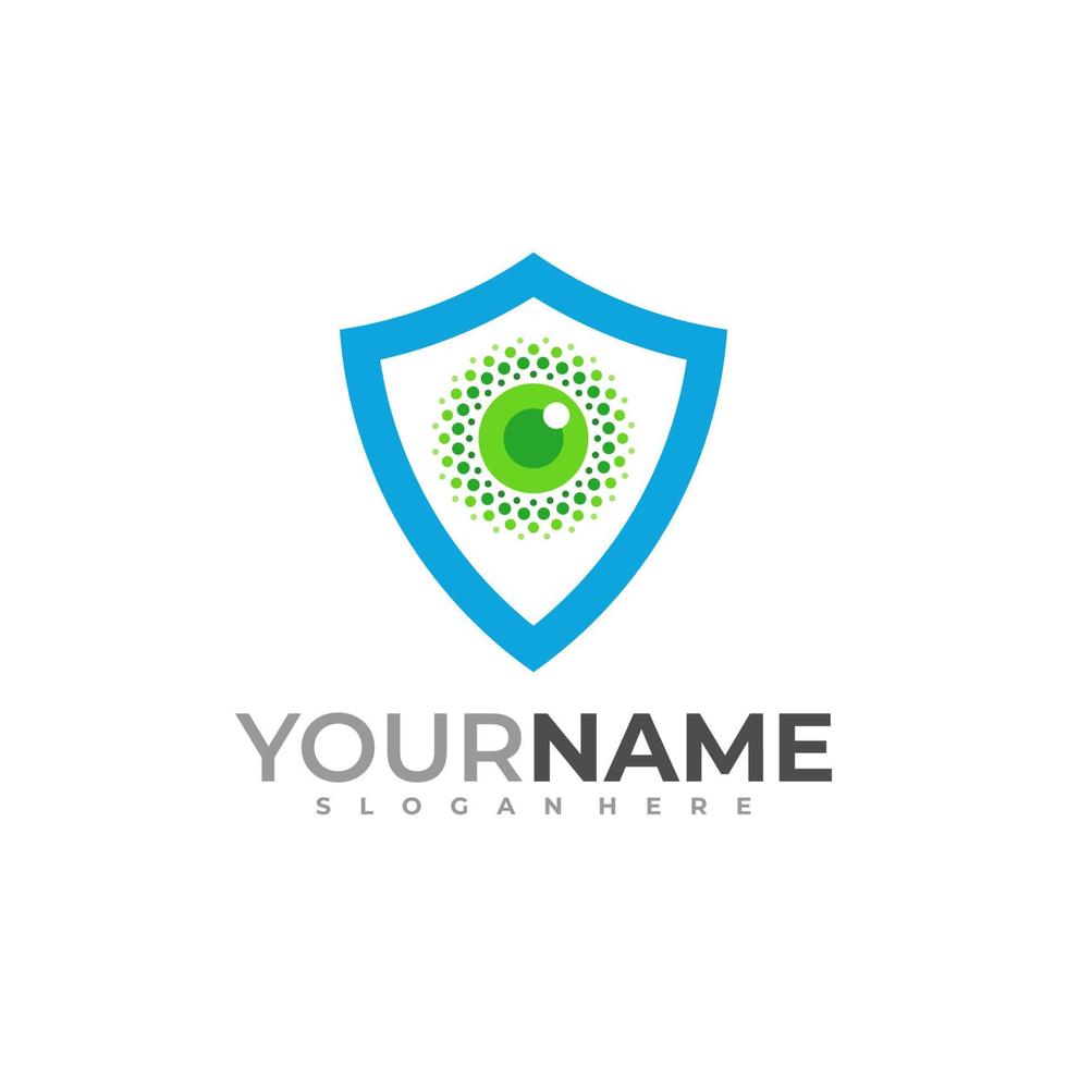 Shield Eye logo vector template, Creative Eye logo design concepts