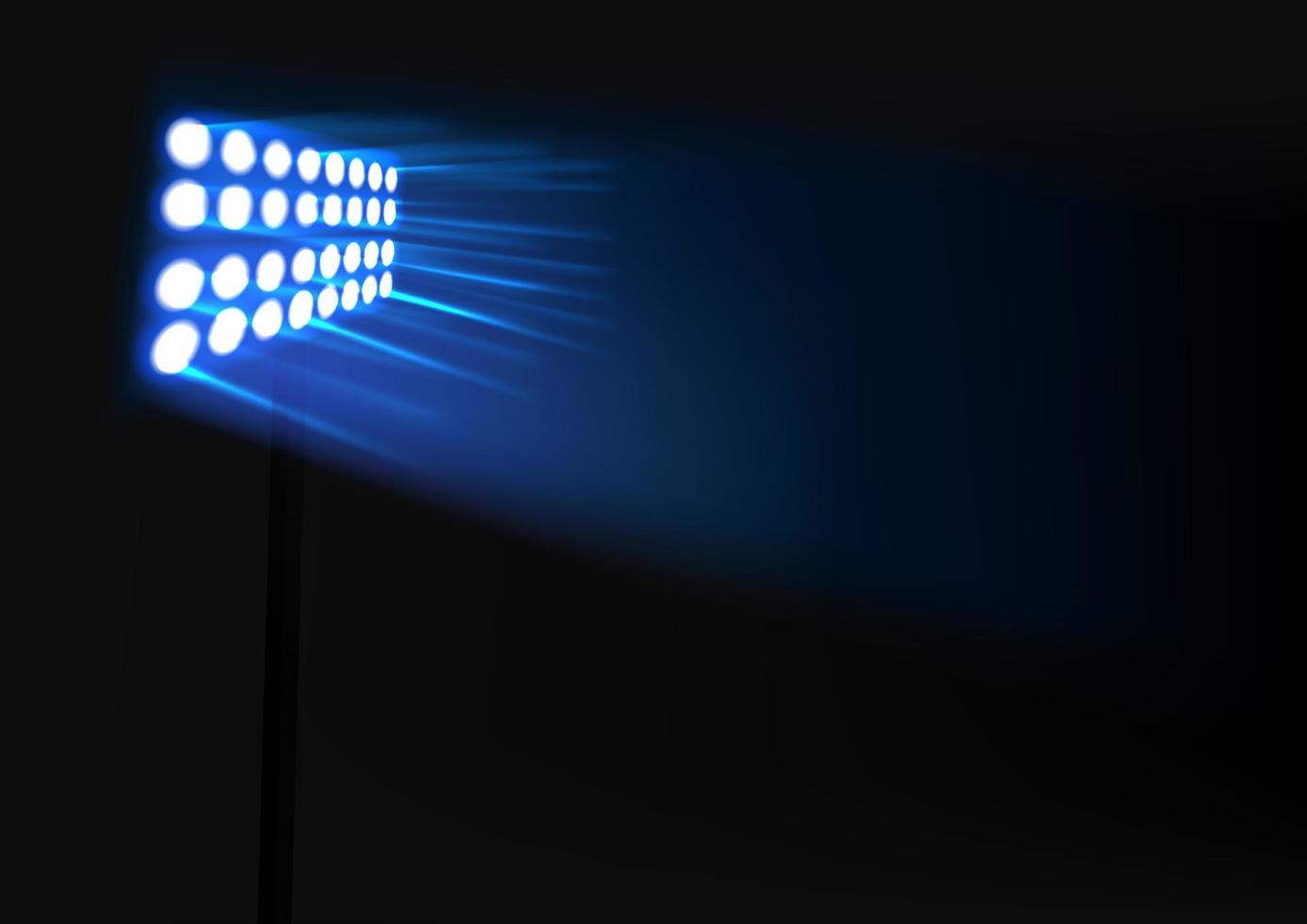 Spotlights shining background vector