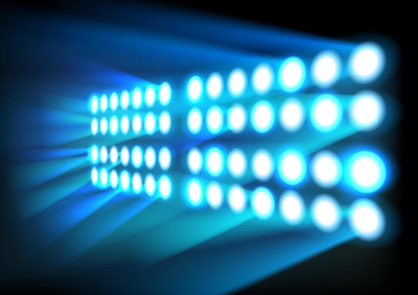Spotlights shining background vector