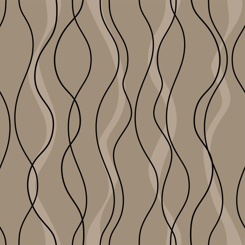 The pattern is stylish of black lines on a beige background. For wedding invitations, postcards, posters, labels of cosmetics and perfumes, packaging paper. vector