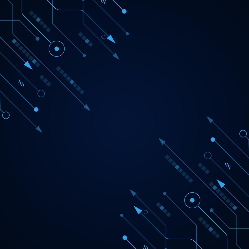 Vector futuristic technology background , Electronic motherboard , Communication and engineering concept