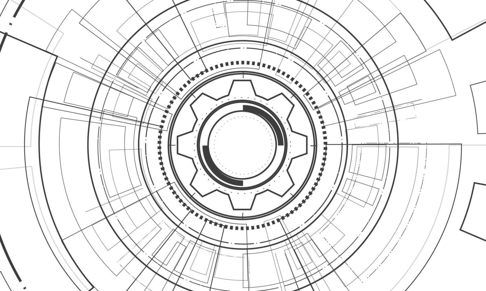 digital technology and engineering, digital telecoms concept, Hi-tech ,futuristic technology background, vector illustration.