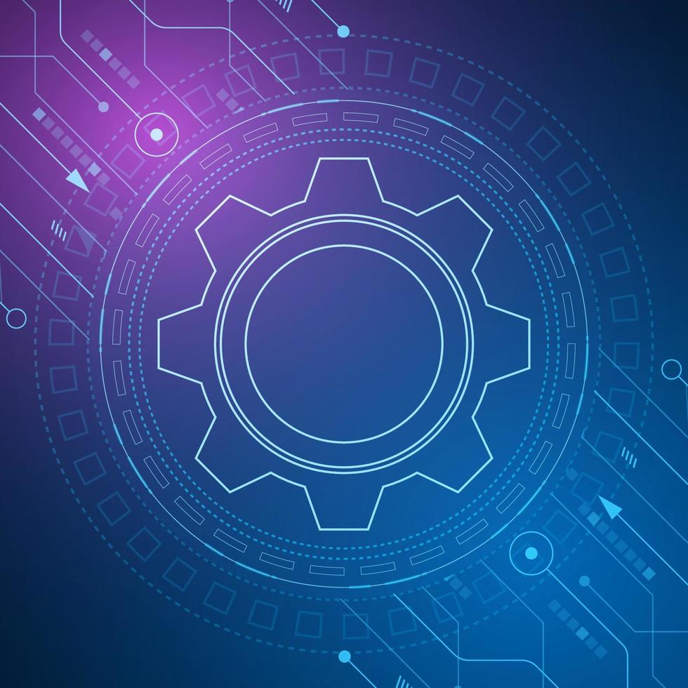 digital technology and engineering, digital telecoms concept, Hi-tech ,futuristic technology background, vector illustration.