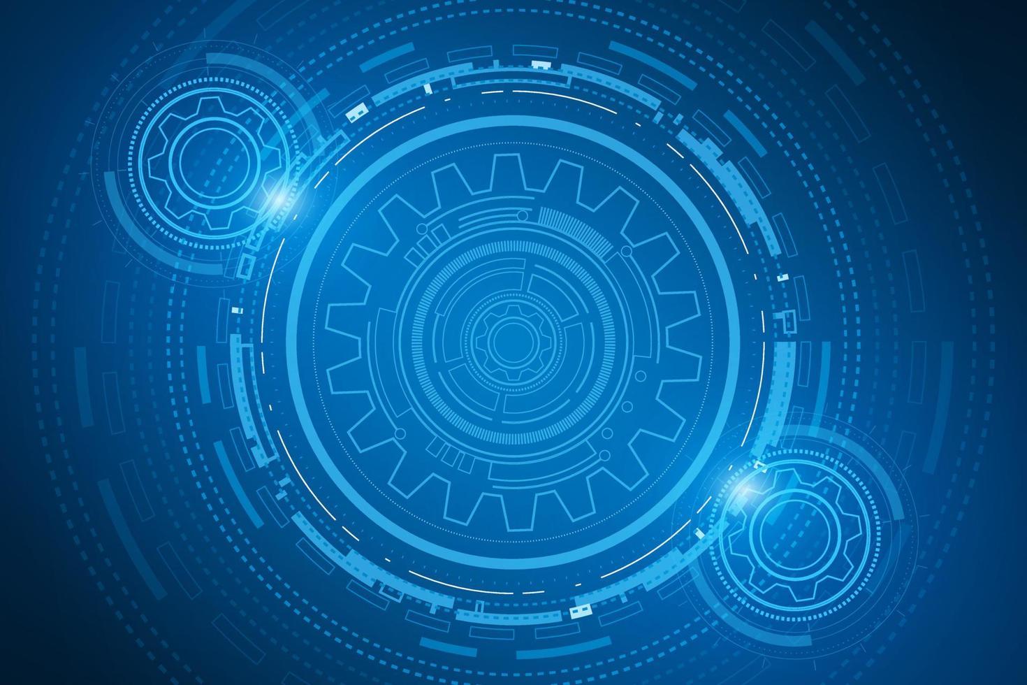 digital technology and engineering, digital telecoms concept, Hi-tech ,futuristic technology background, vector illustration.