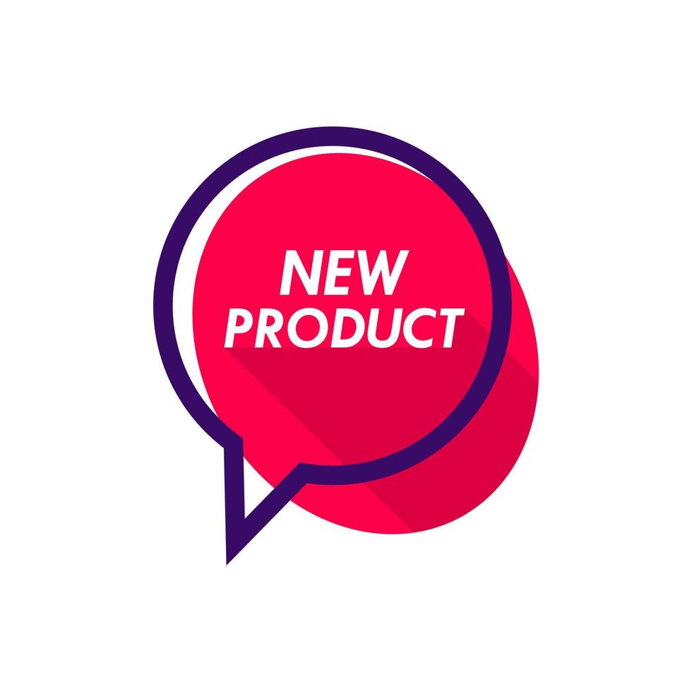 New Product 8 logo design template illustration. Suitable for product label vector