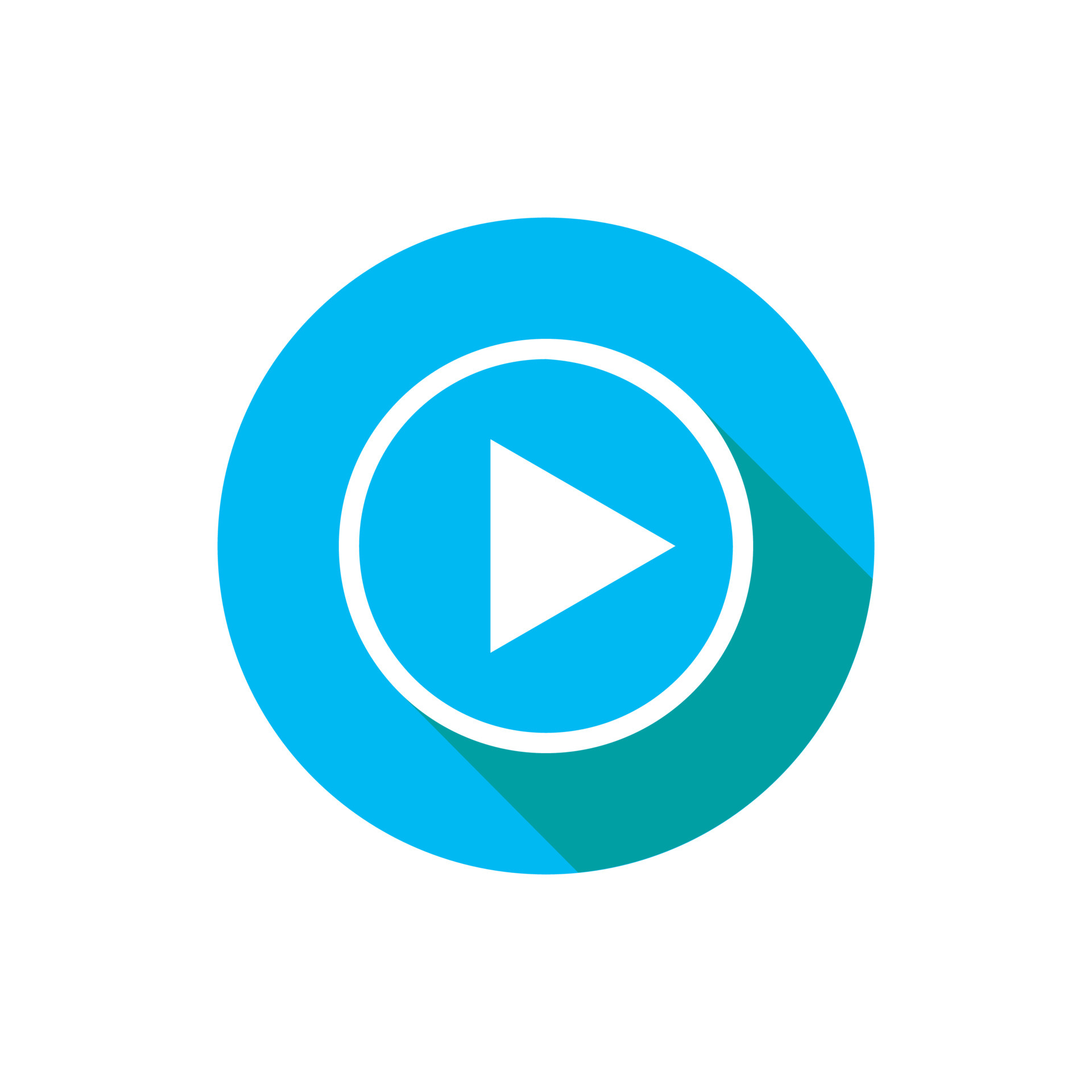 Play icon design logo design template 6307424 Vector Art at Vecteezy