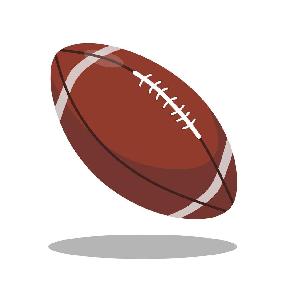 this is a rugby ball icon vector