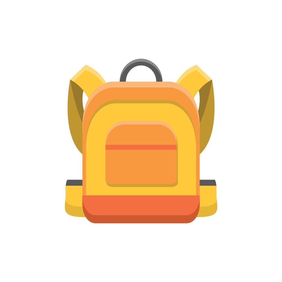 this is a school bag icon vector