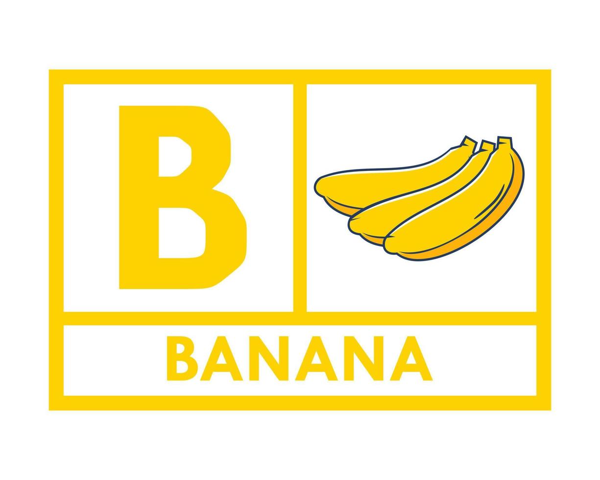 Ilustración de plantilla de logotipo de diseño de plátano vector