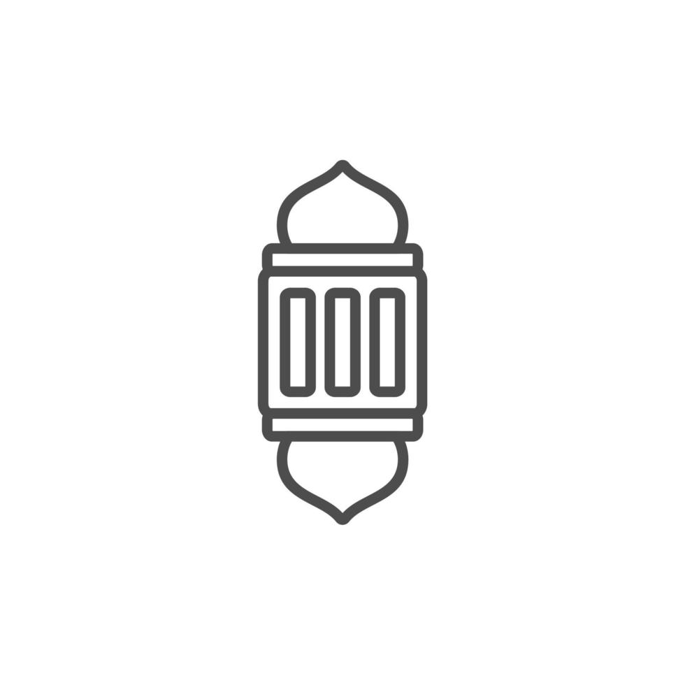 ramadan simple icon for muslims vector