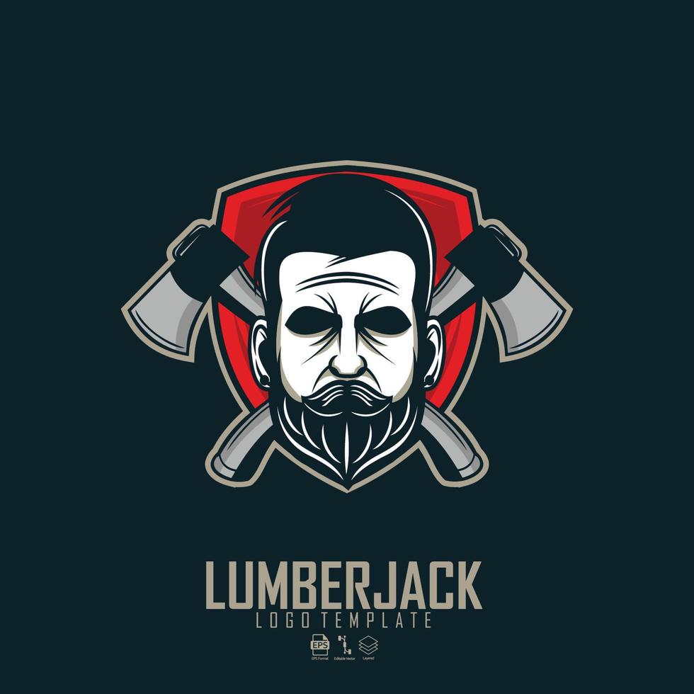 LUMBERJACK LOGO TEMPLATE.eps vector