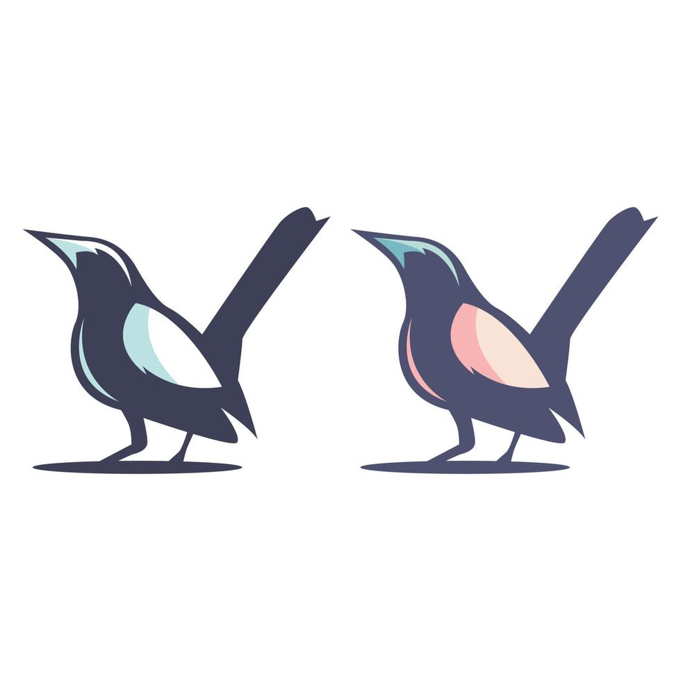 concepto de diseño de logotipo de pájaro vector
