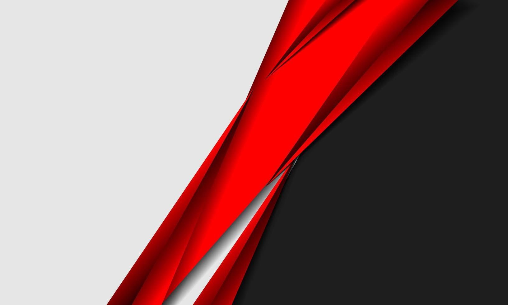 fondo abstracto rojo y negro blanco con elemento triangular vector