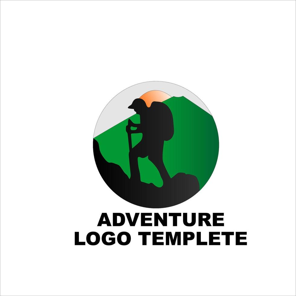 ilustración gráfica vectorial de pegatinas de aventura, logotipo, etc. vector