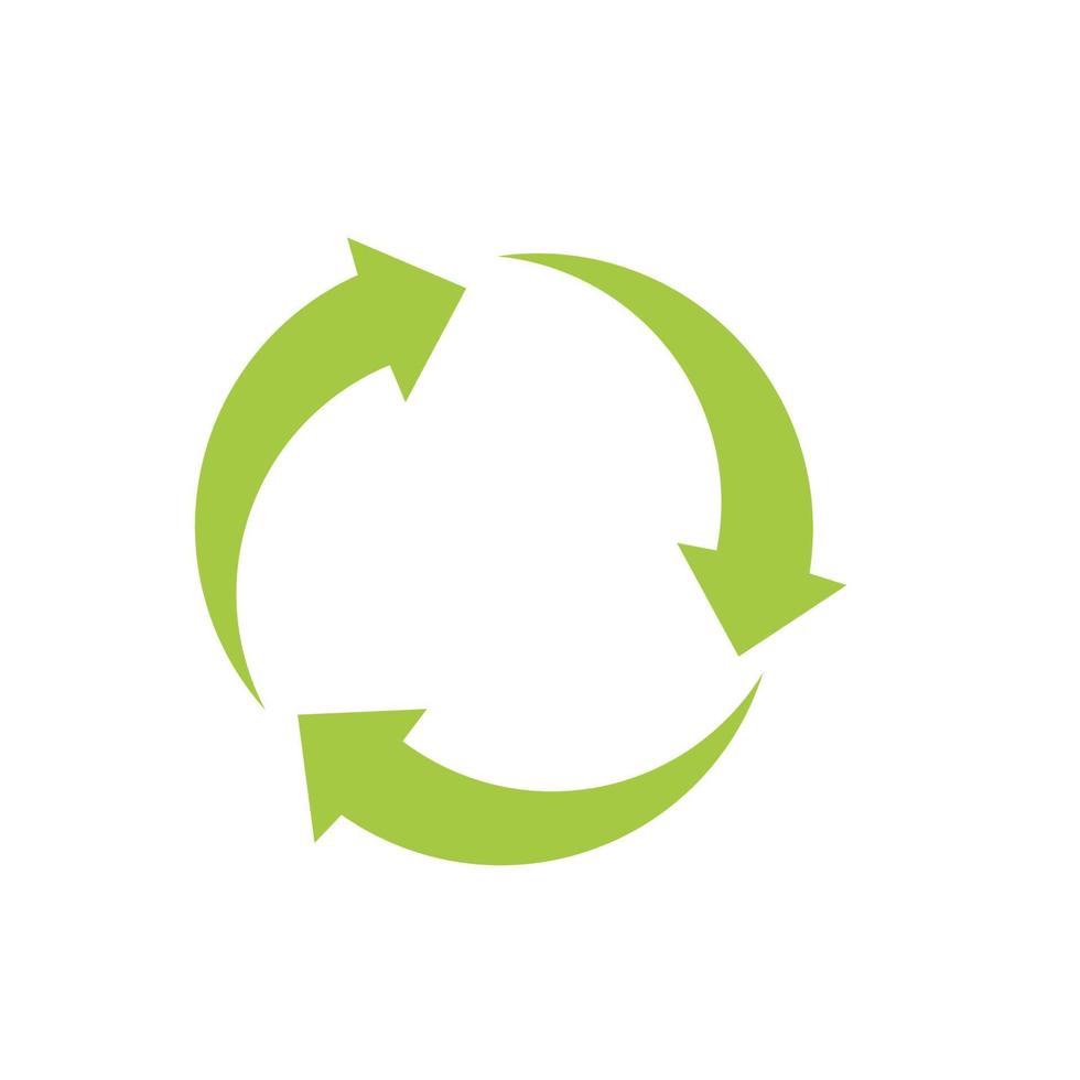 recycling icon vector for trash