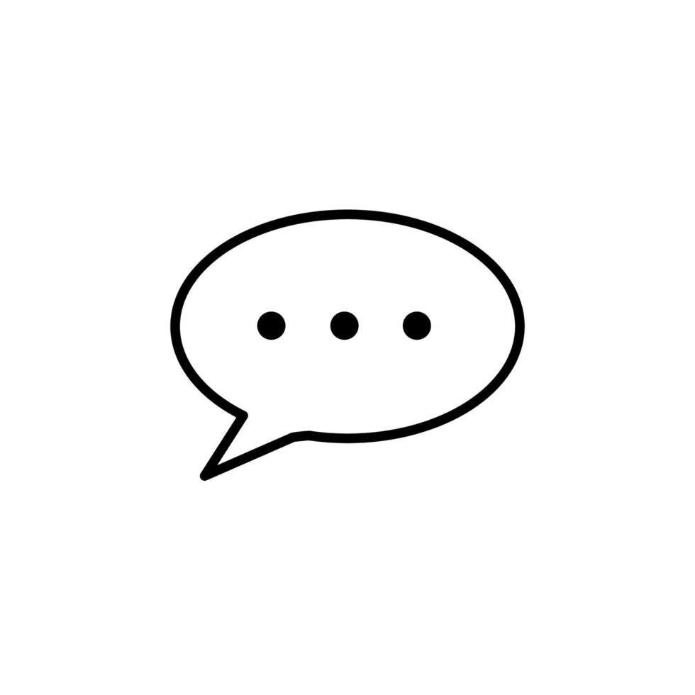 Chat icon set. speech bubble icons. comment icon vectors. message. contact us vector