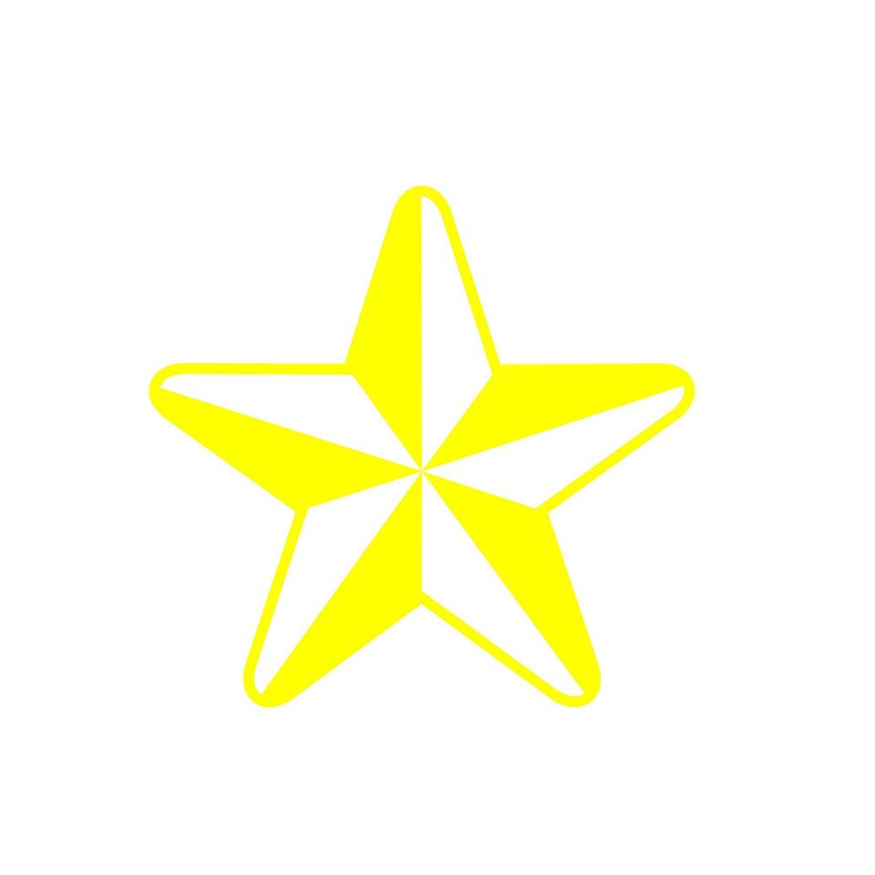icono de estrella vector sobre un fondo blanco