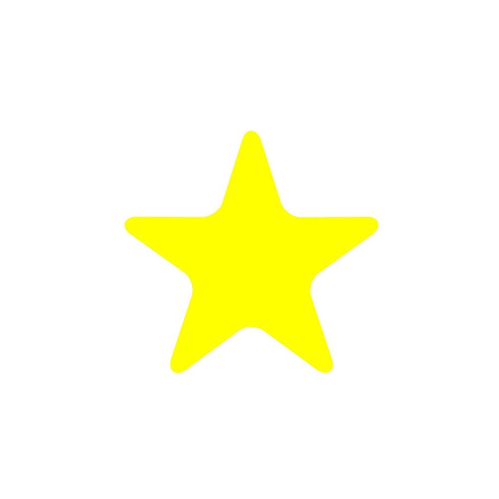 icono de estrella vector sobre un fondo blanco