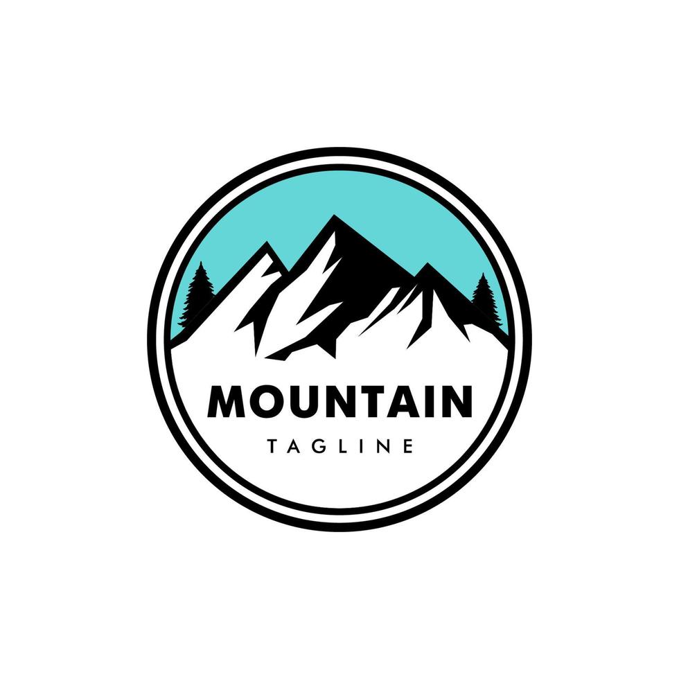 plantillas de diseño de vector de logotipo de montaña