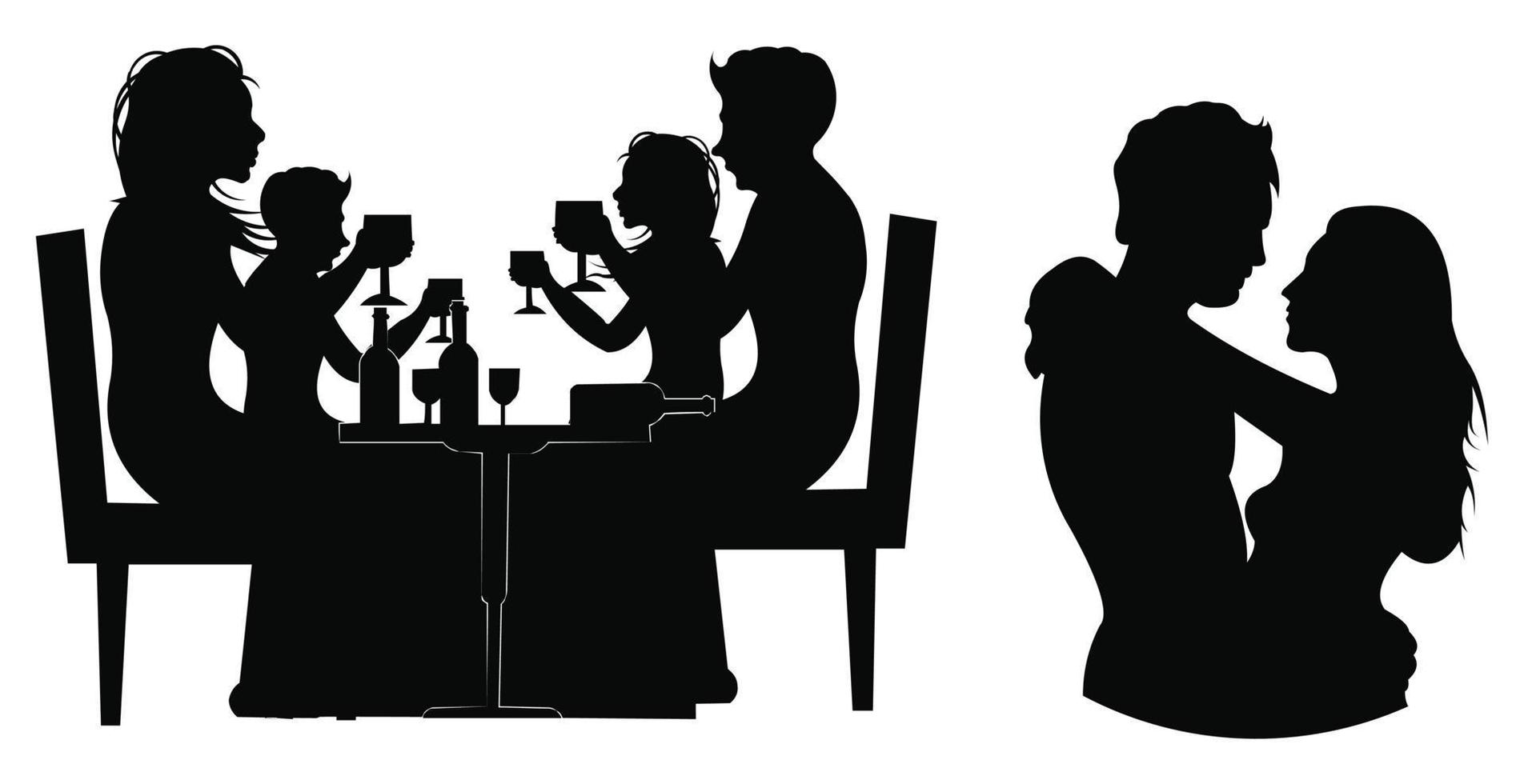Friends drinking beer in pub on weekends,  Men and female  meeting in bar tasting alcohol vector
