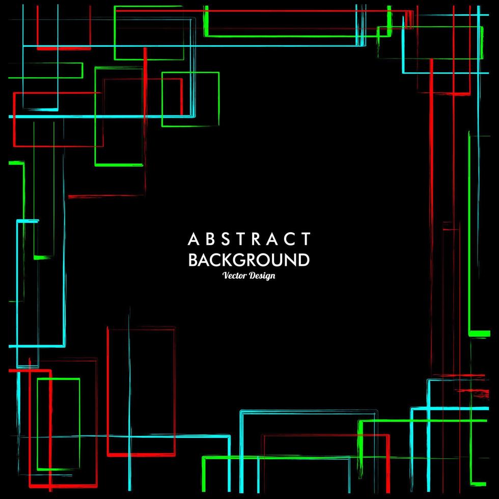 Abstract background with random lines in several colors. vector illustration