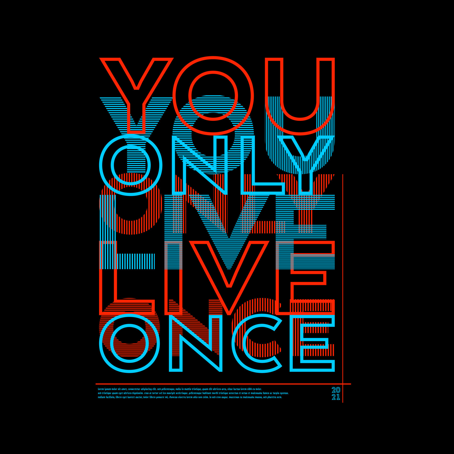 You Only Live Once Strokes | Poster