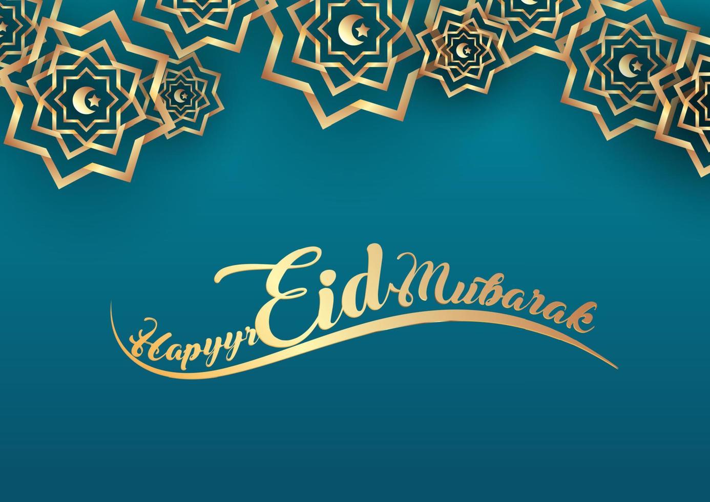 Eid Mubarak background design vector