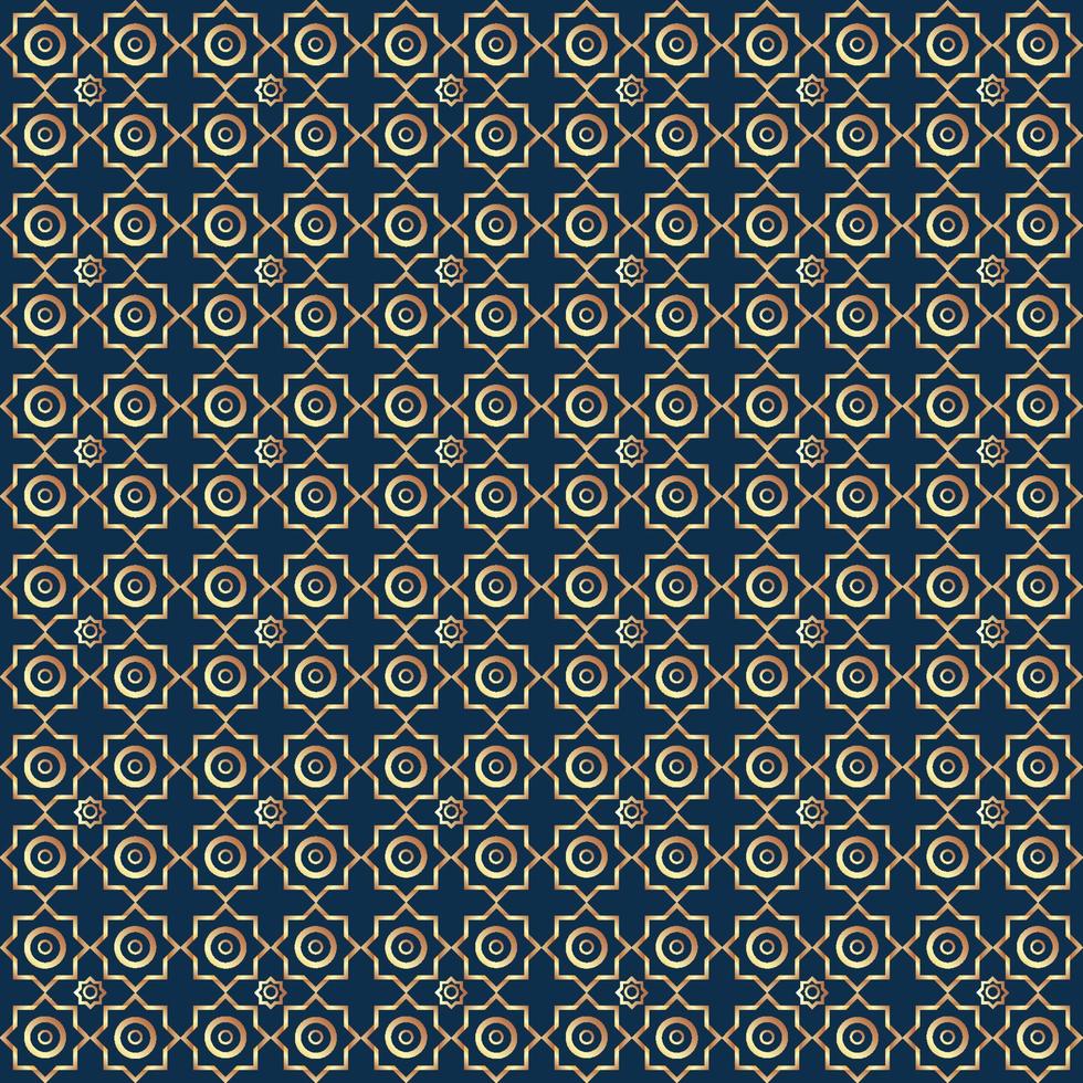 Seamless arabic geometric pattern vector