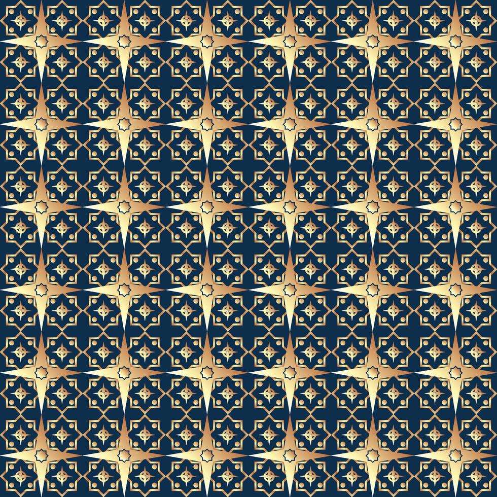 Seamless arabic geometric pattern vector
