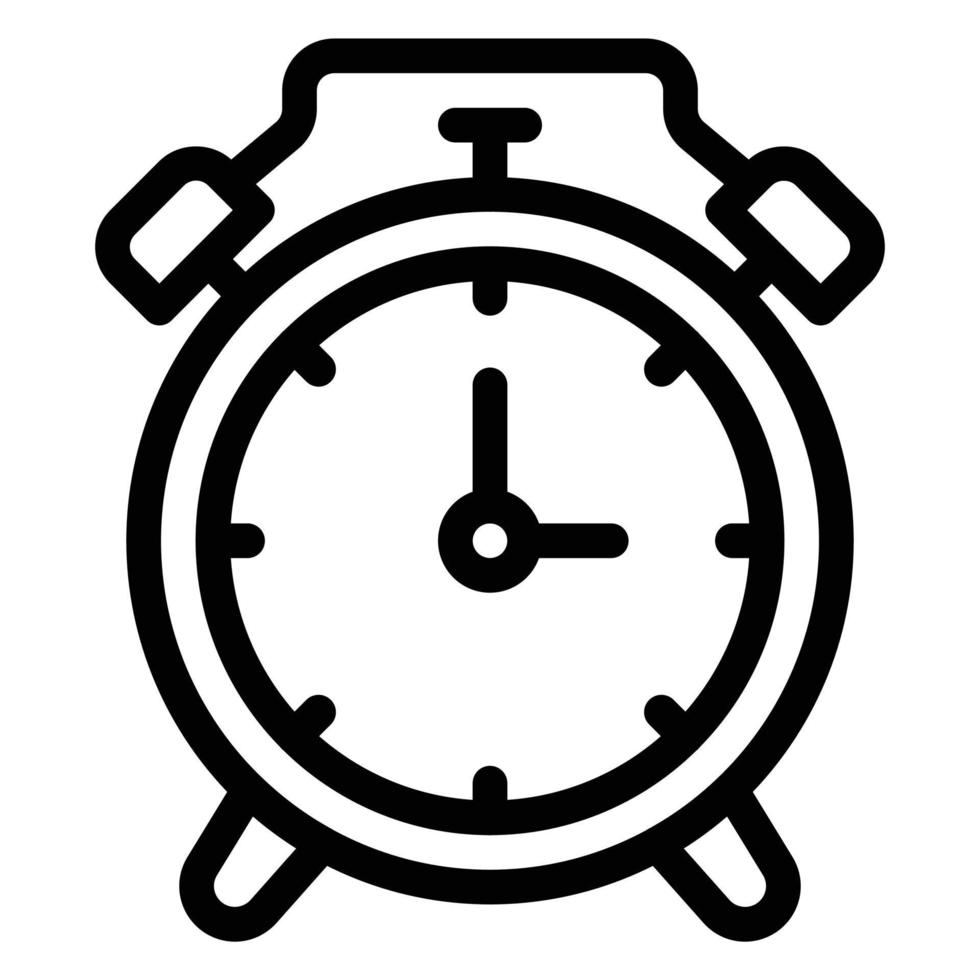 simple alarm vector icon, editable, 48 pixel