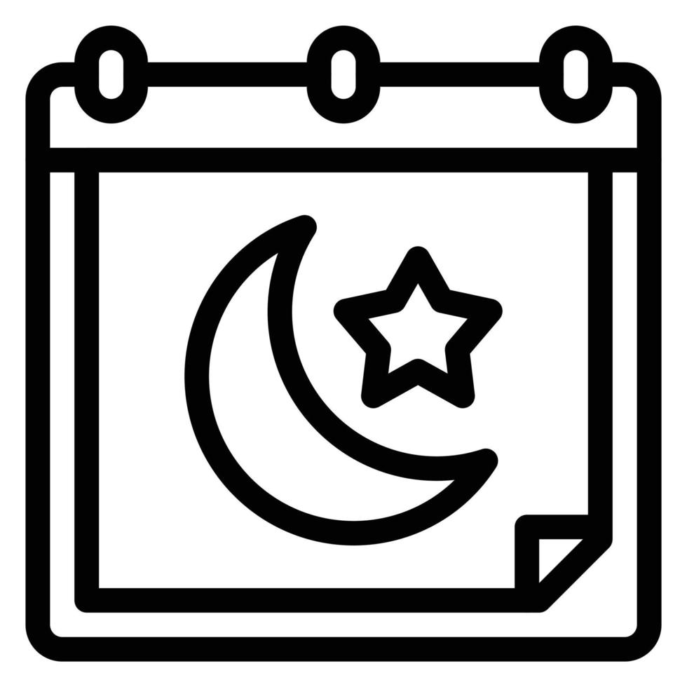 icono de vector ramadán simple, editable, 48 píxeles