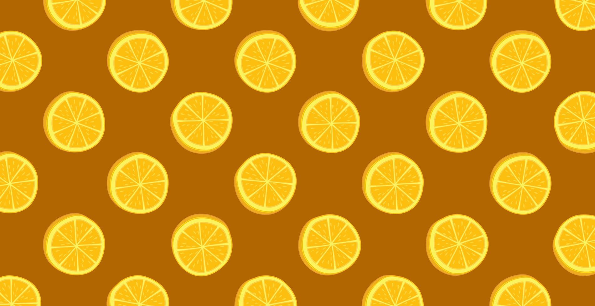 Panoramic pattern web background orange rings - Vector