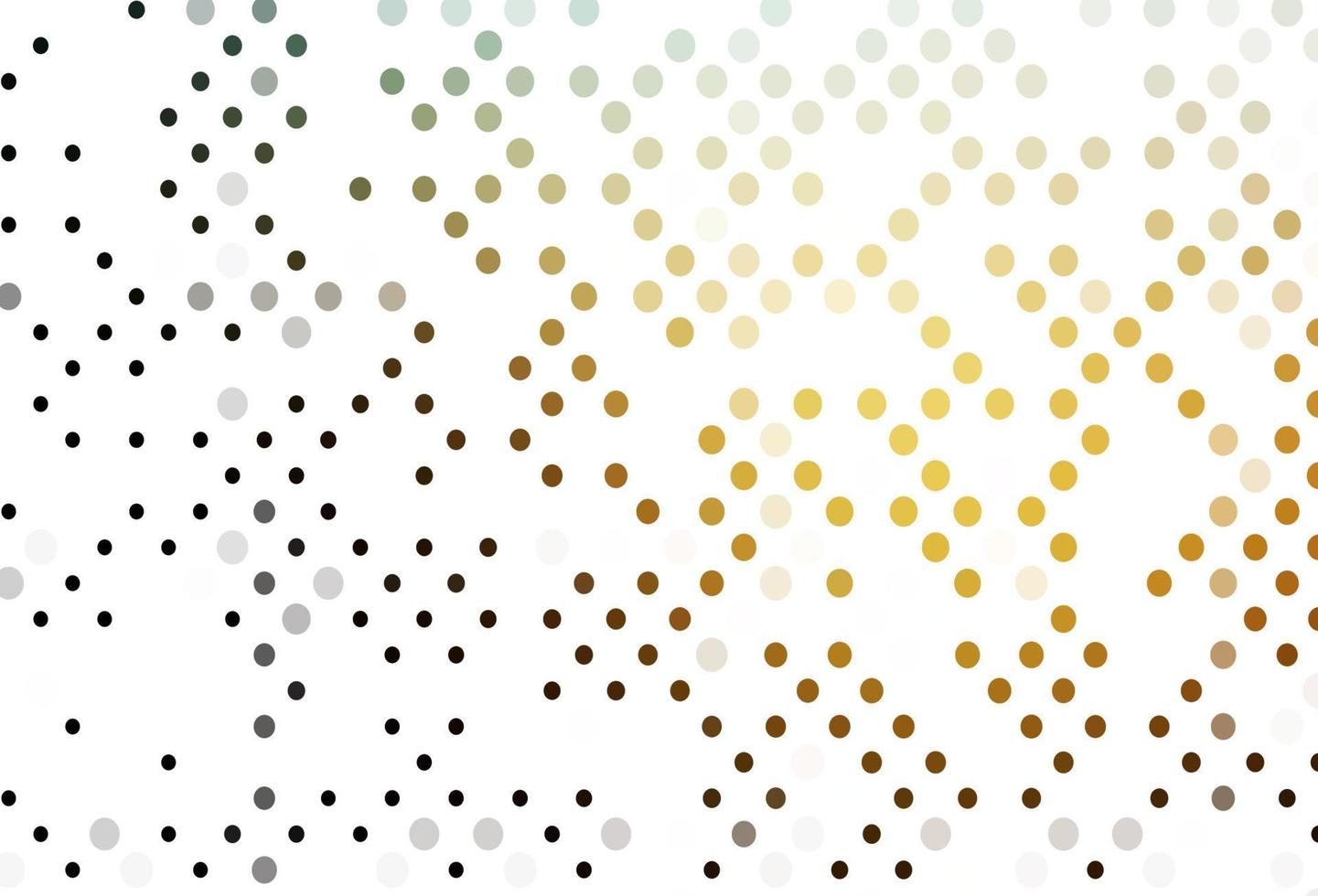 Light Yellow, Orange vector cover with spots.