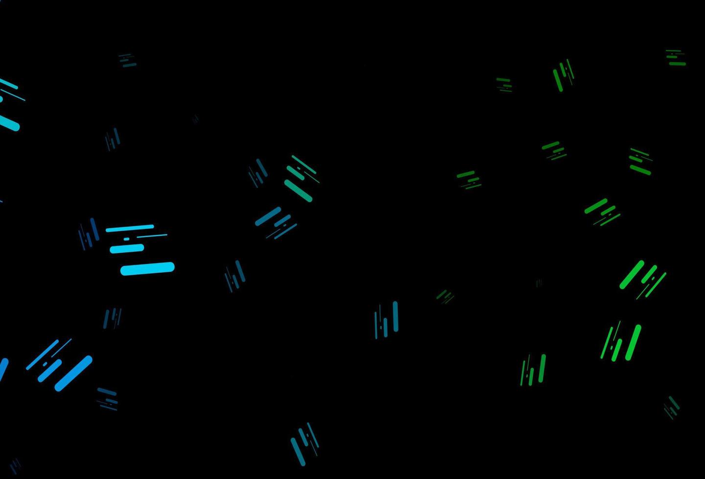 Fondo de vector azul oscuro, verde con líneas rectas.