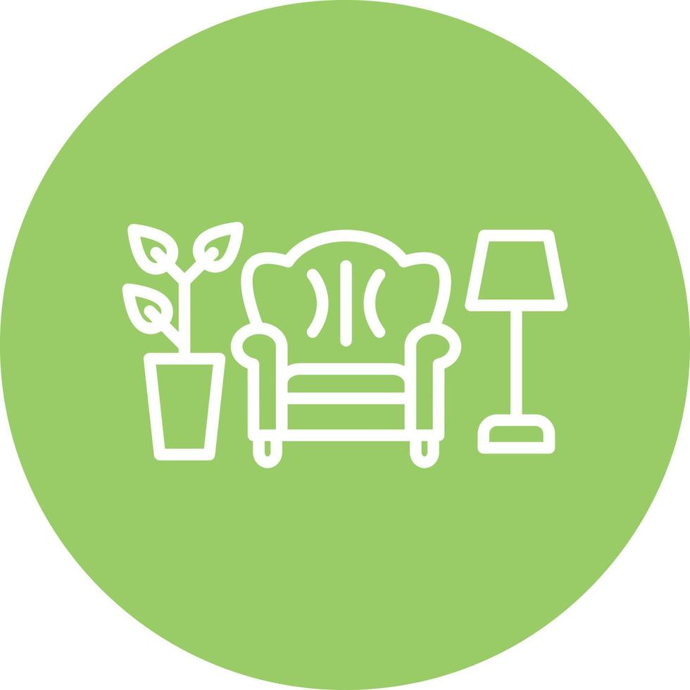 Living Room Icon Style vector