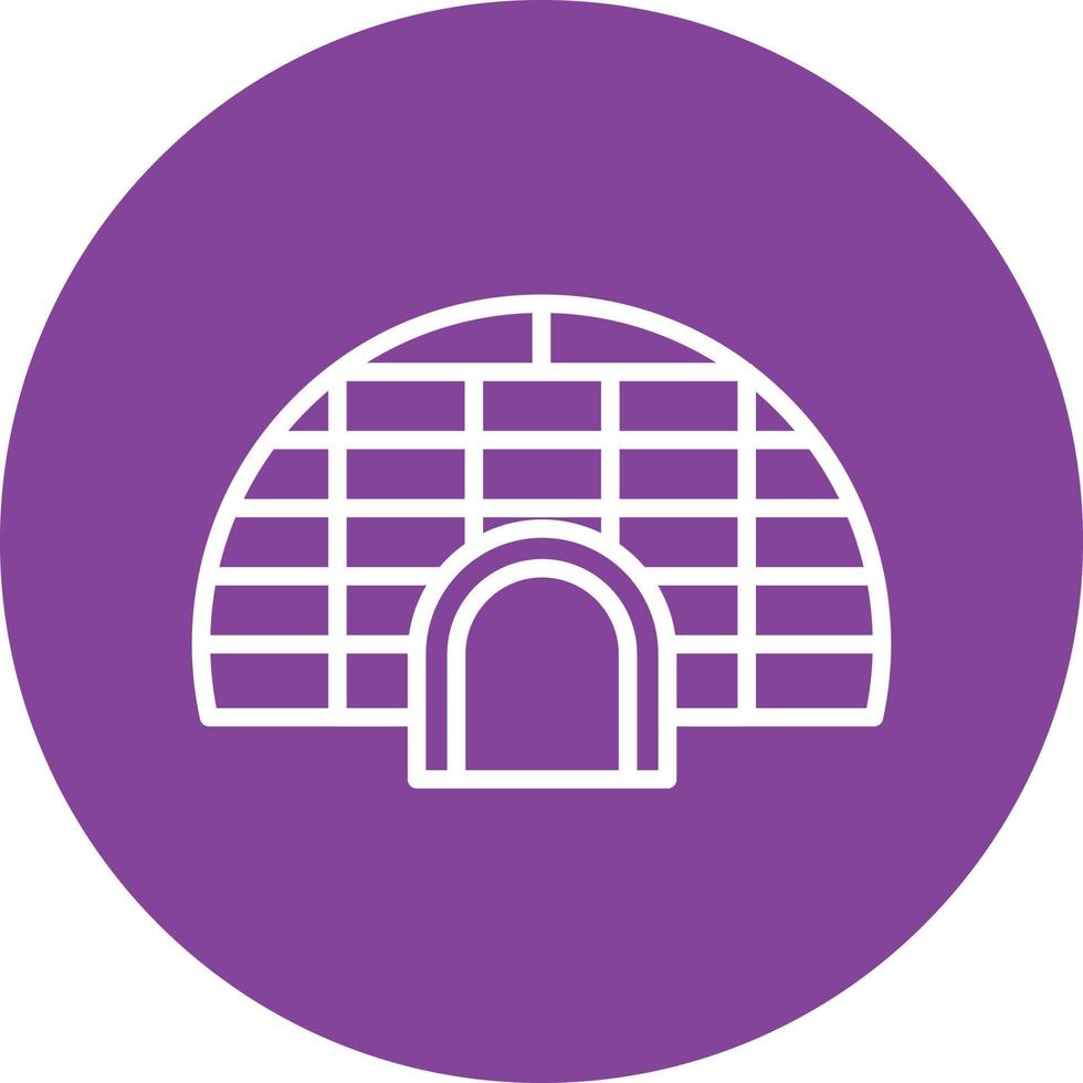 Igloo Icon Style vector