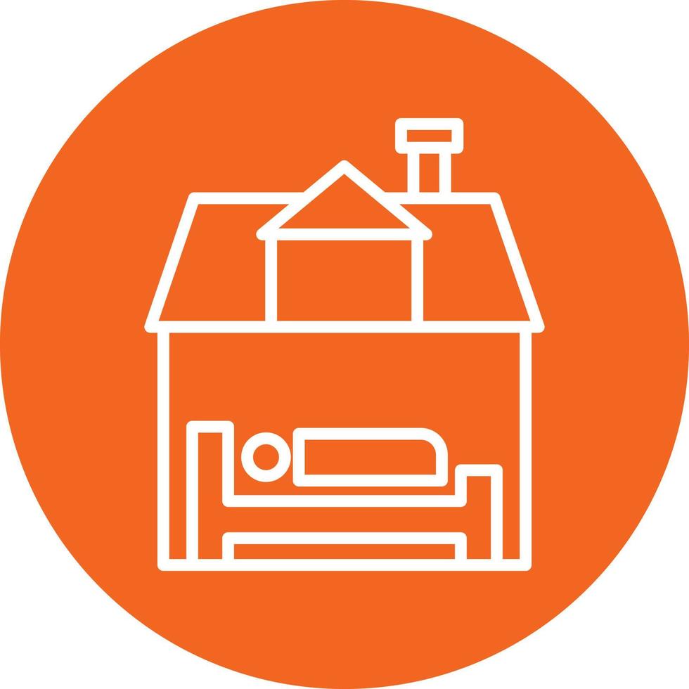 Accommodation Icon Style vector