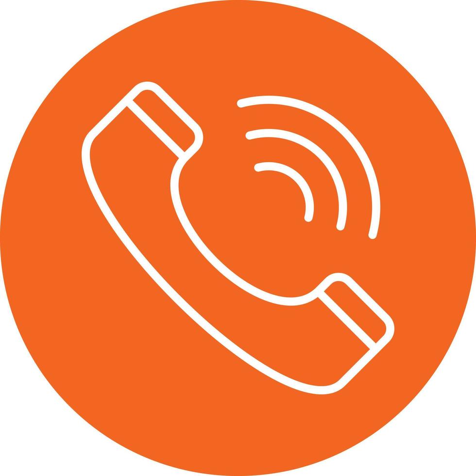 Phone Dial Icon Style vector