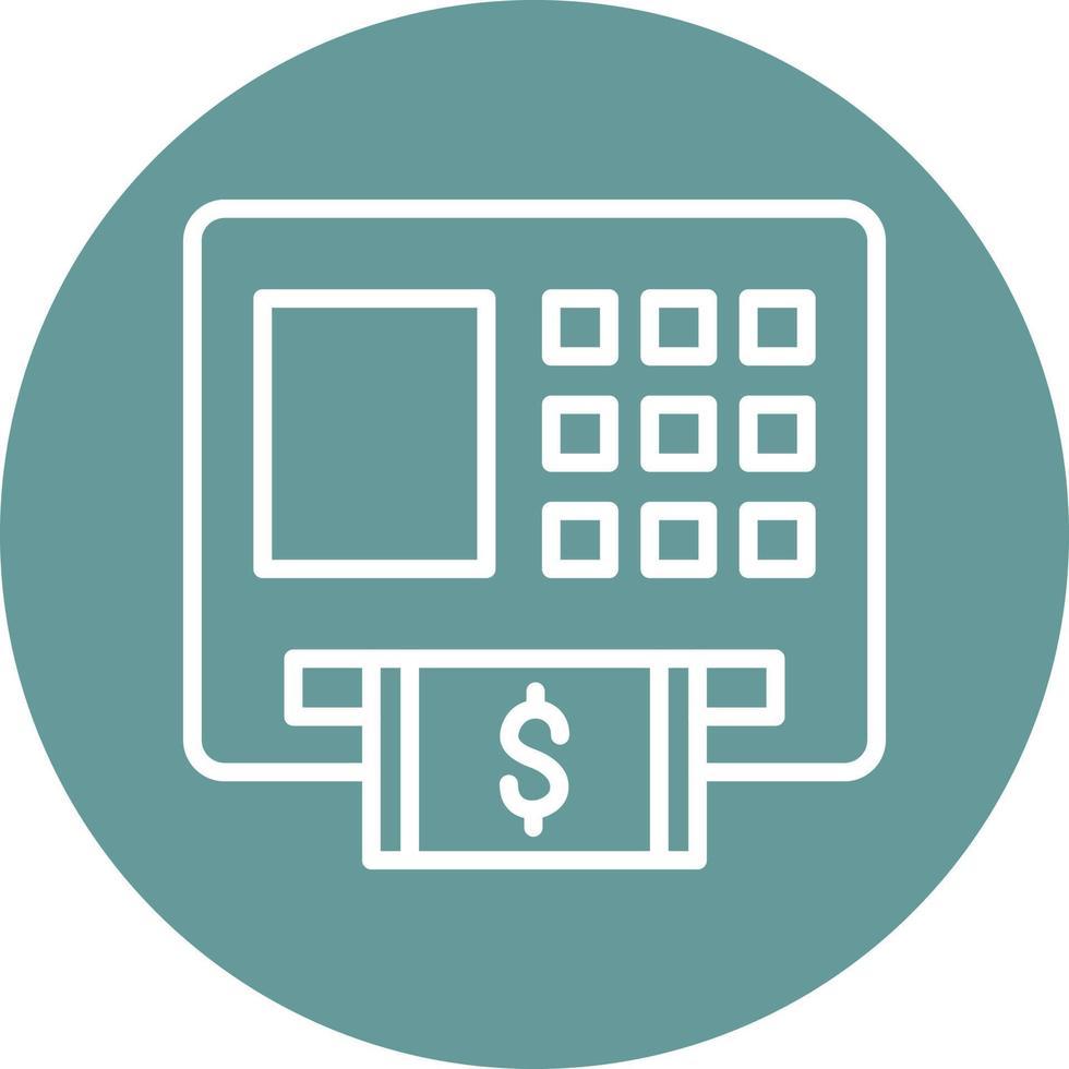 Atm Icon Style vector
