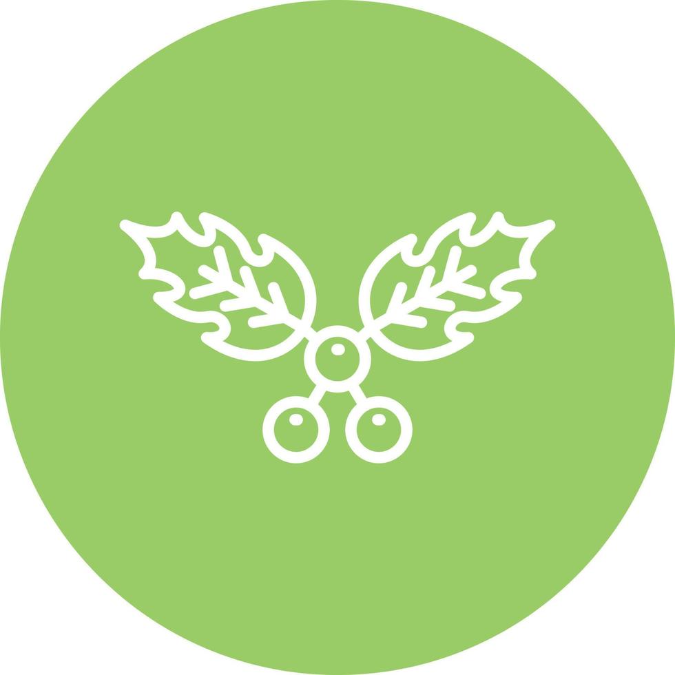 Mistletoe Icon Style vector