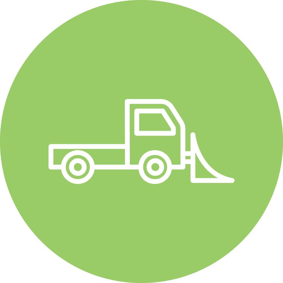 Snowplow Icon Style vector