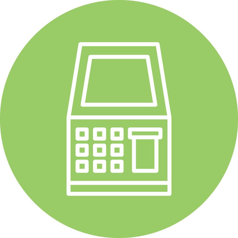 Atm Machine Icon Style vector