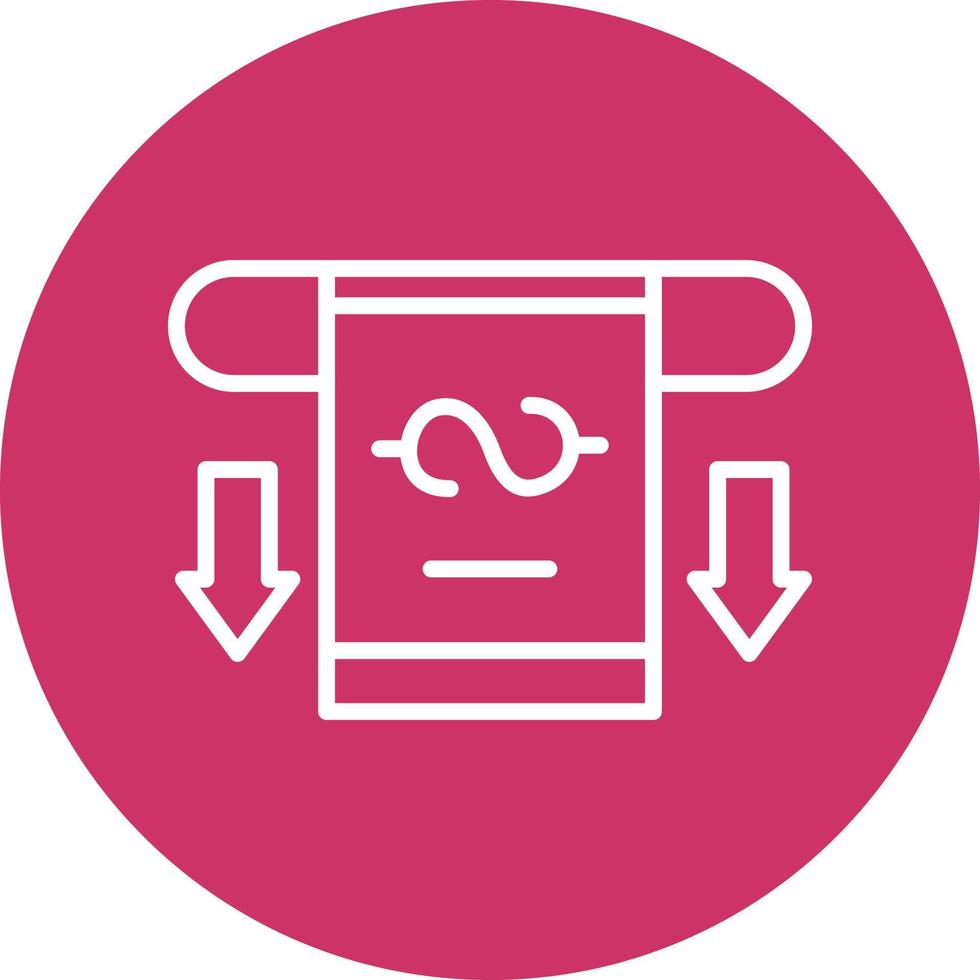 Withdraw Icon Style vector