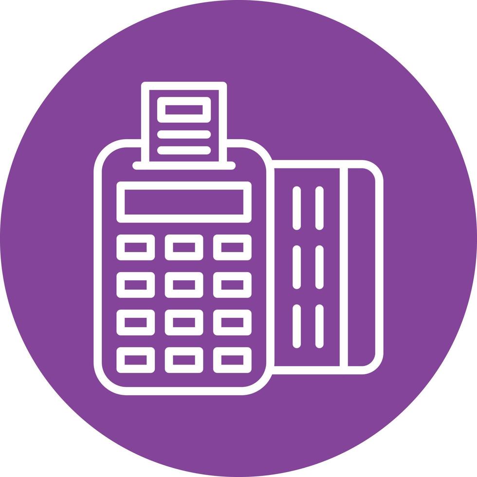 Card Machine Icon Style vector