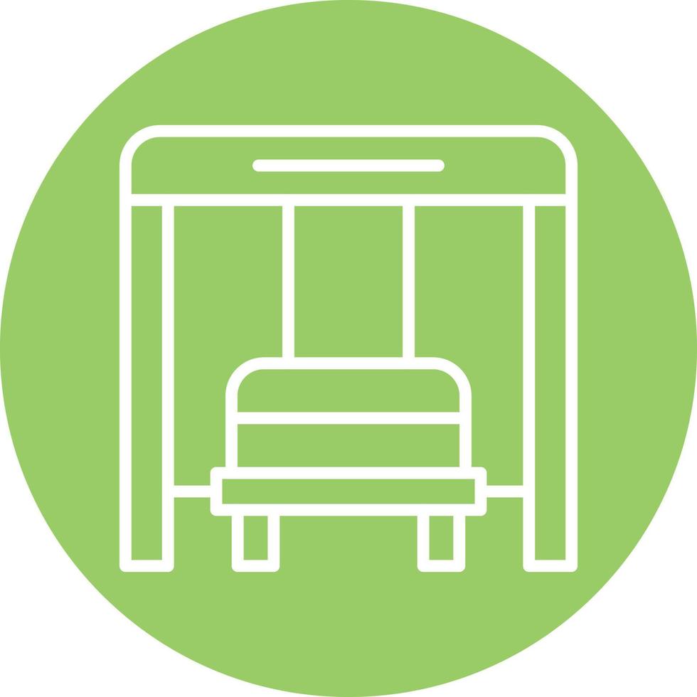 Bus Stop Icon Style vector