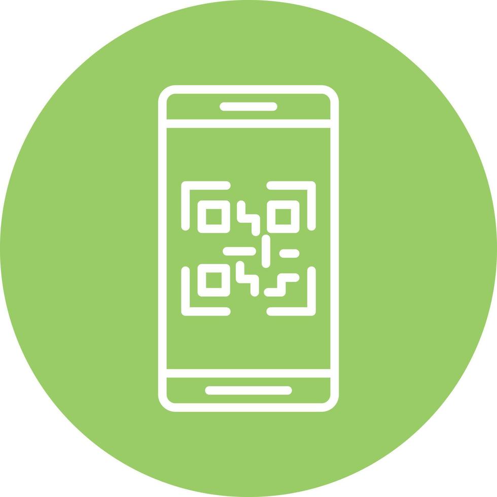 QR Code Icon Style vector