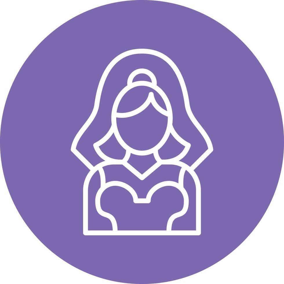 Bride Icon Style vector