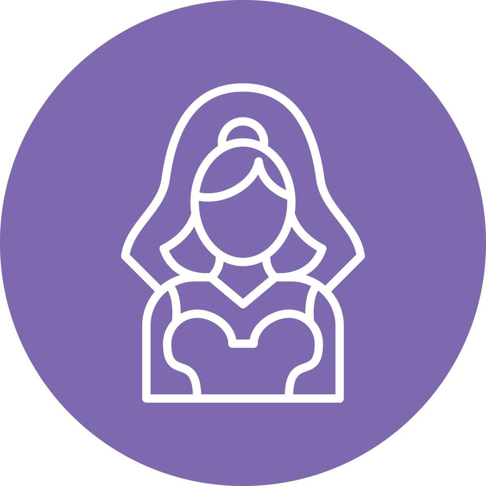 Bride Icon Style vector