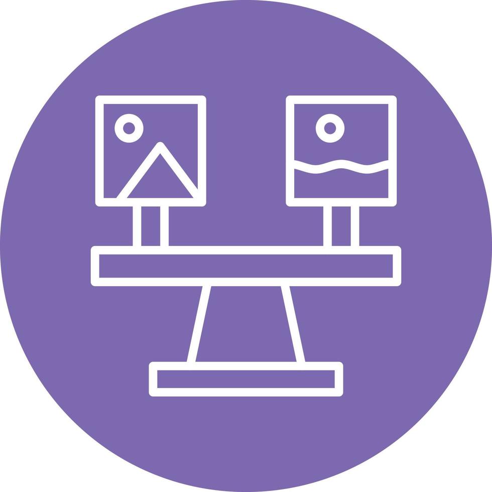 Comparison Icon Style vector