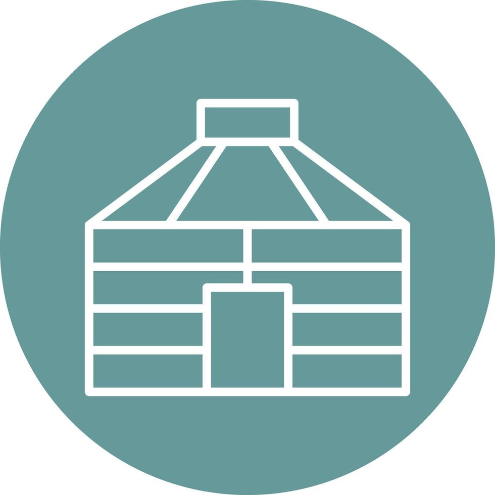Yurt Icon Style vector